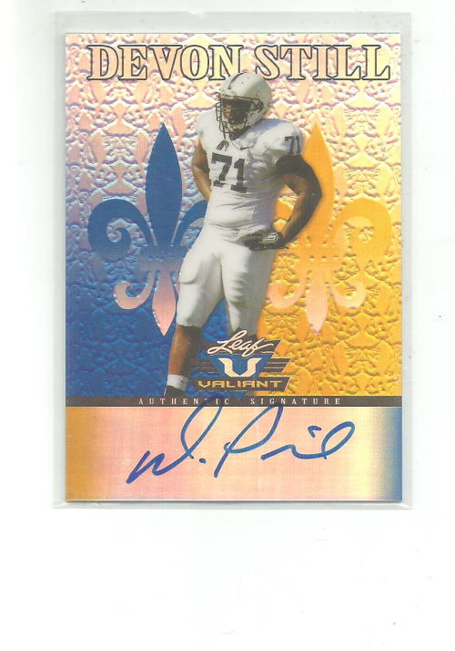 2012 Leaf Valiant Draft Blue #DS1 Devon Still