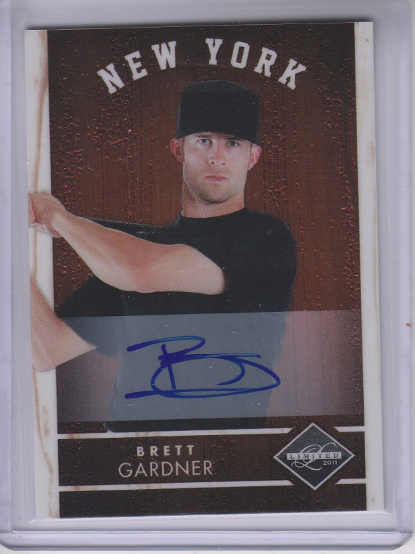 2011 Limited Signatures #23 Brett Gardner/399
