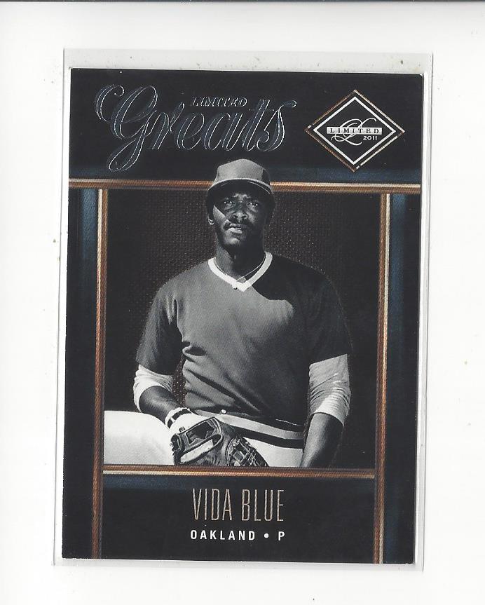 2011 Limited Greats #9 Vida Blue