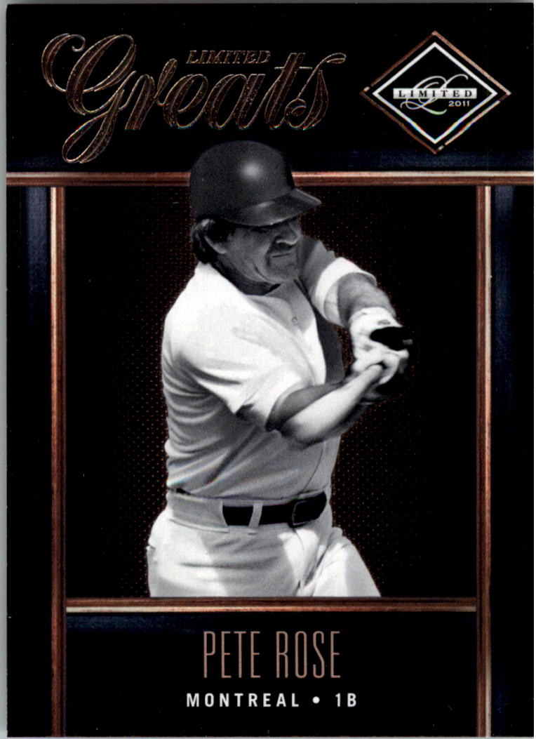 2011 Limited Greats #14 Pete Rose