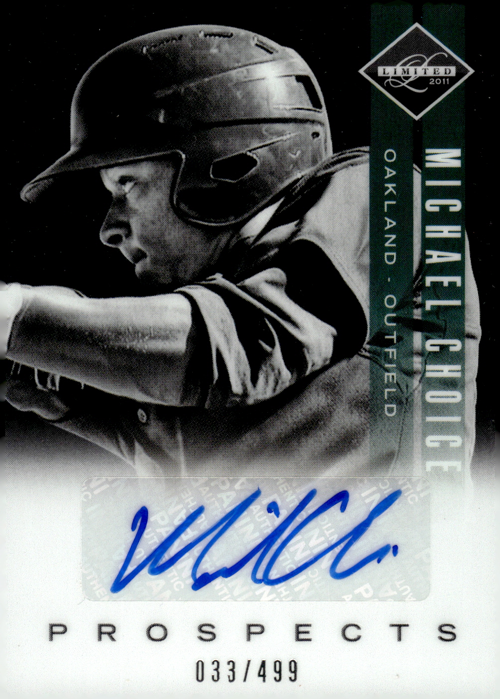 2011 Limited Prospects Signatures #1 Michael Choice/499