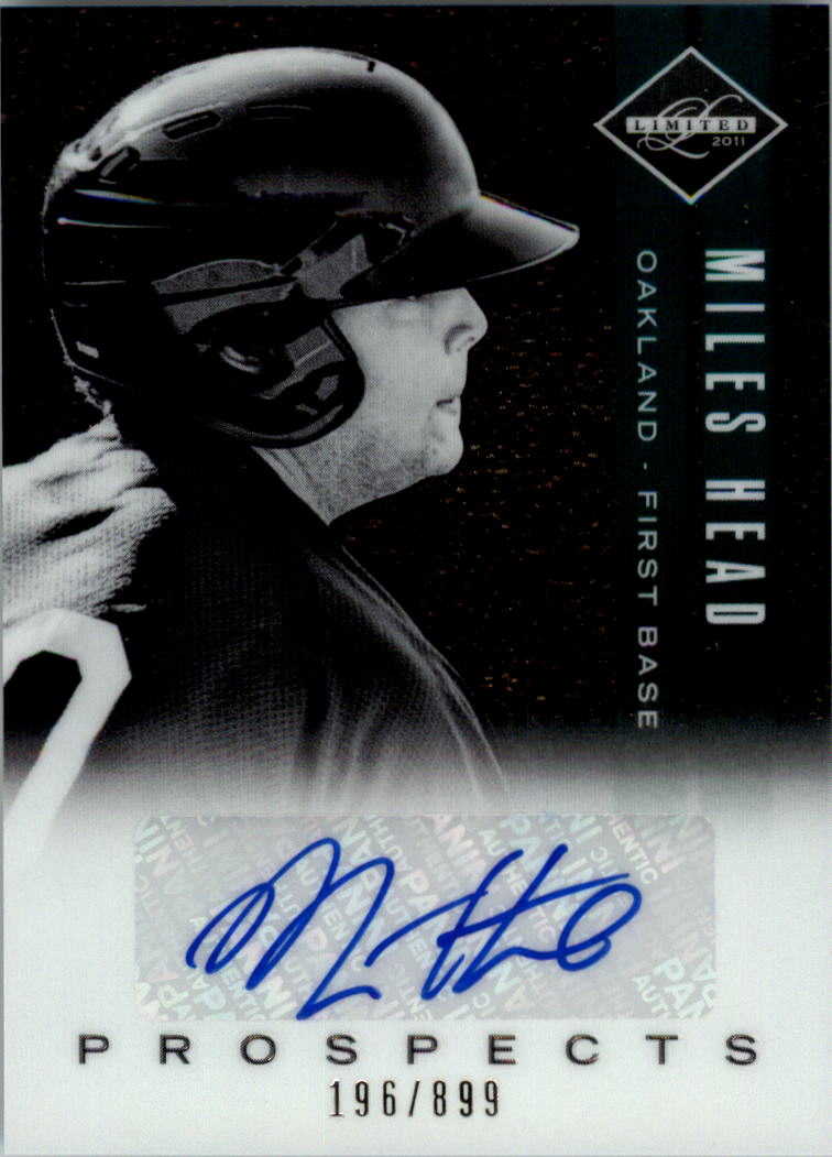 2011 Limited Prospects Signatures #22 Miles Head/899