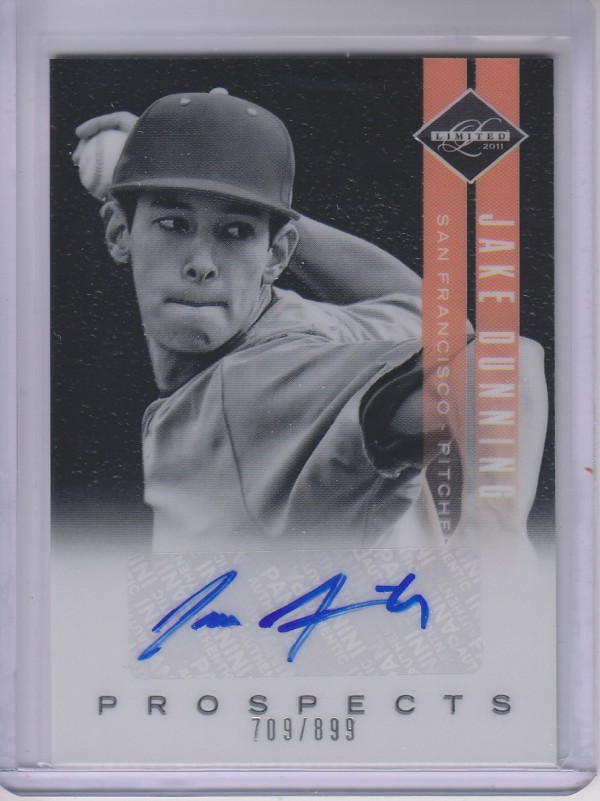 2011 Limited Prospects Signatures 33 Jake Dunning AU 899