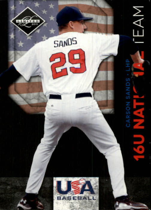 2011 Limited USA Baseball National Team #57 Carson Sands