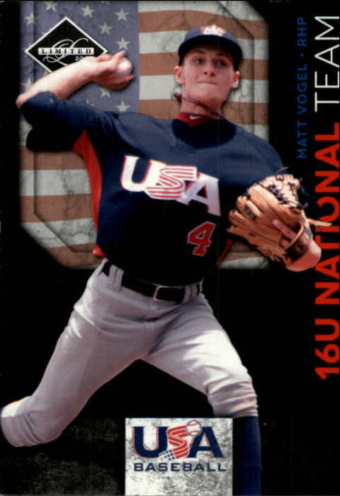 2011 Limited USA Baseball National Team #62 Matt Vogel
