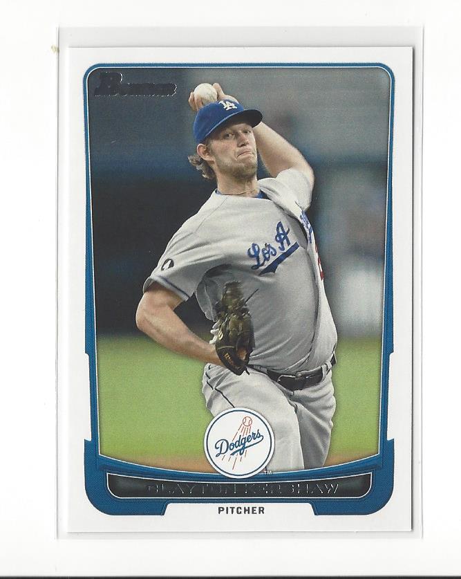 2012 Bowman #151 Clayton Kershaw