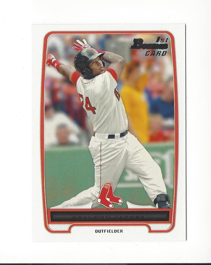 2012 Bowman Prospects #BP93 Brandon Jacobs