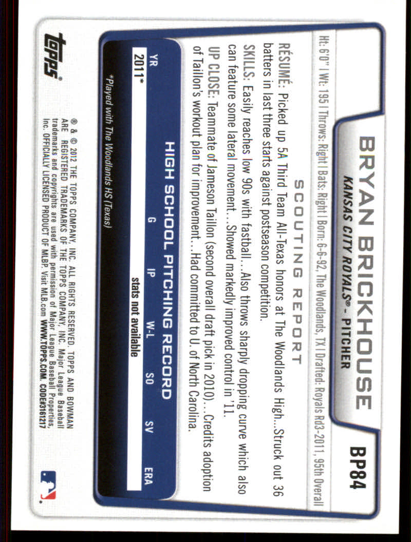 2012 Bowman Baseball "Prospects International" Insert Parallel Cards - Picture 10 of 17