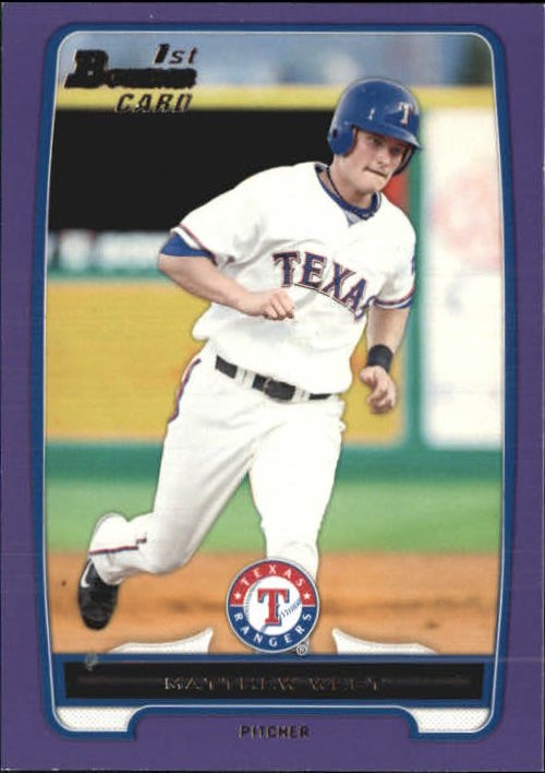 2012 Bowman Prospects Purple #BP33 Matthew West