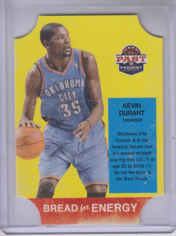 2011-12 Panini Past and Present Bread for Energy #12 Kevin Durant