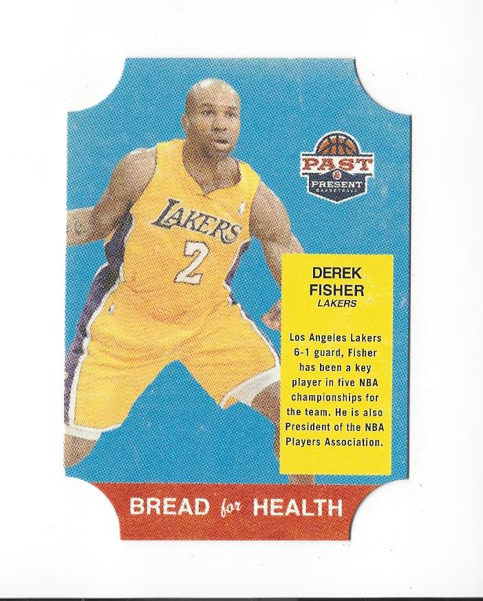 2011-12 Panini Past and Present Bread for Health #17 Derek Fisher