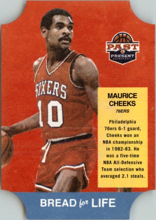 2011-12 Panini Past and Present Bread for Life #5 Maurice Cheeks