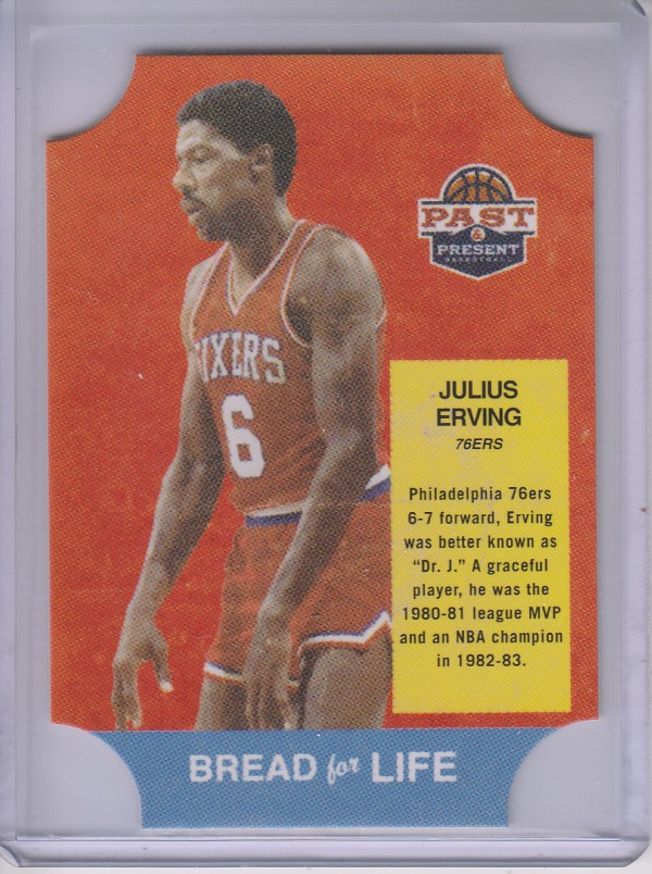 2011-12 Panini Past and Present Bread for Life #9 Julius Erving