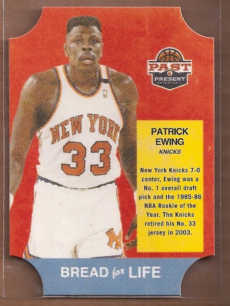 2011-12 Panini Past and Present Bread for Life #10 Patrick Ewing