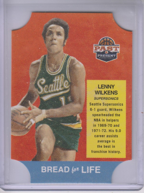 2011-12 Panini Past and Present Bread for Life #49 Lenny Wilkens