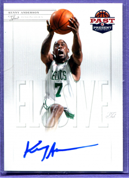 2011-12 Panini Past and Present Elusive Ink Autographs #KA Kenny Anderson