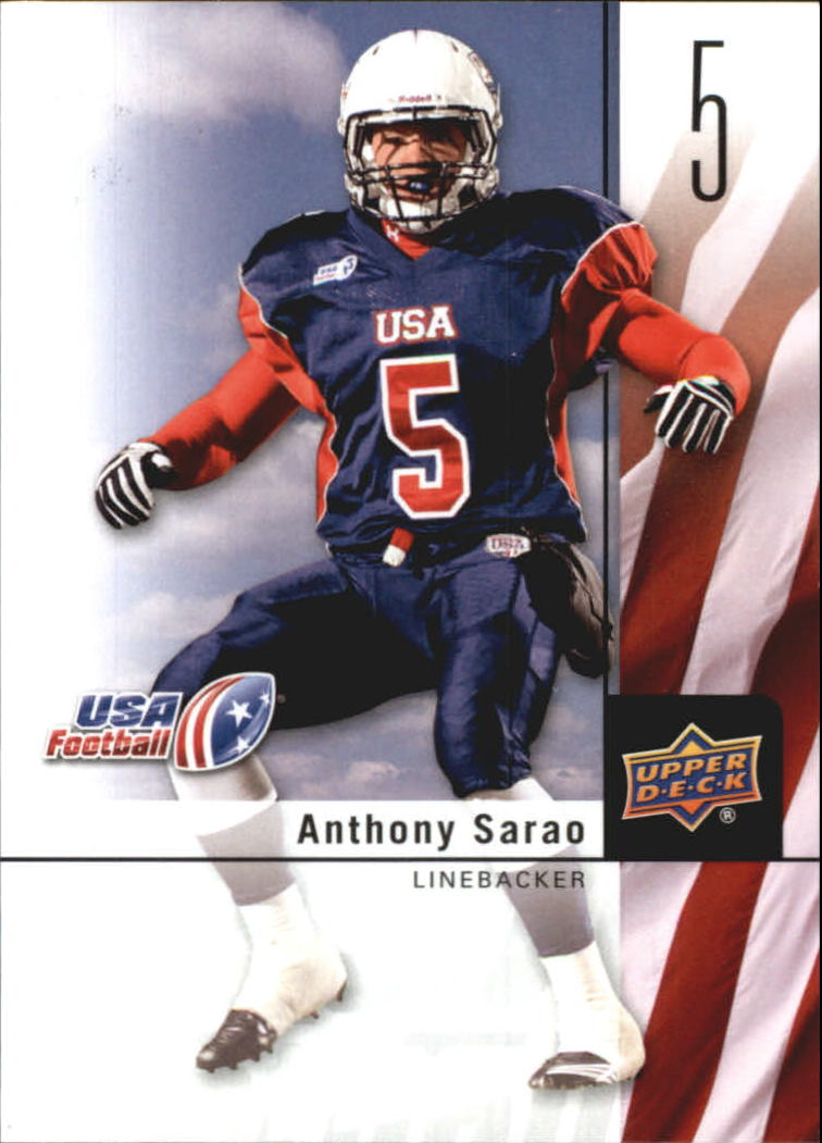 2011-12 Upper Deck USA Football #5 Anthony Sarao