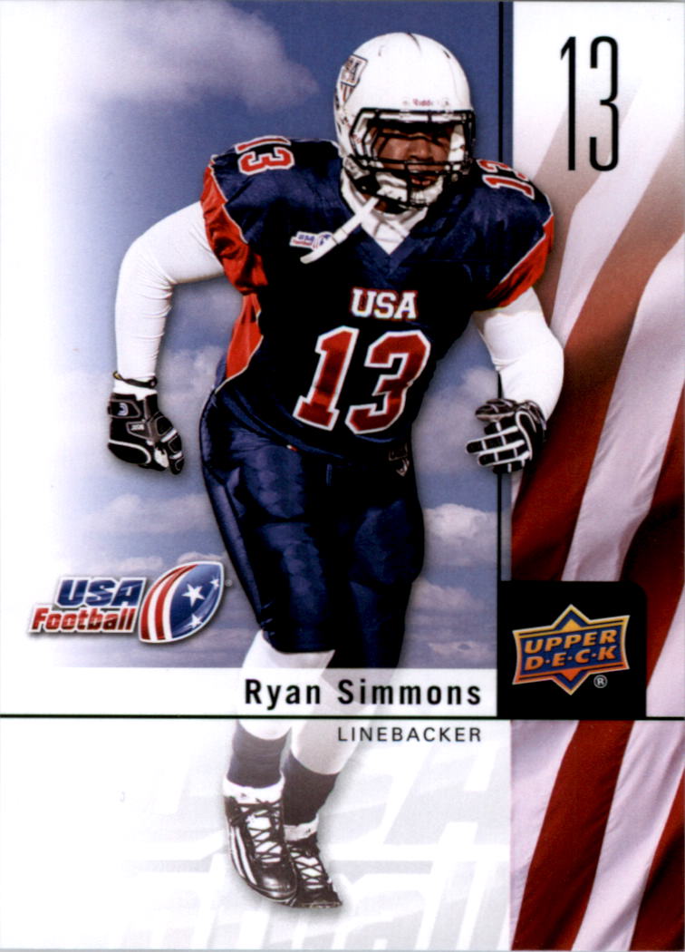 2011-12 Upper Deck USA Football #11 Ryan Simmons