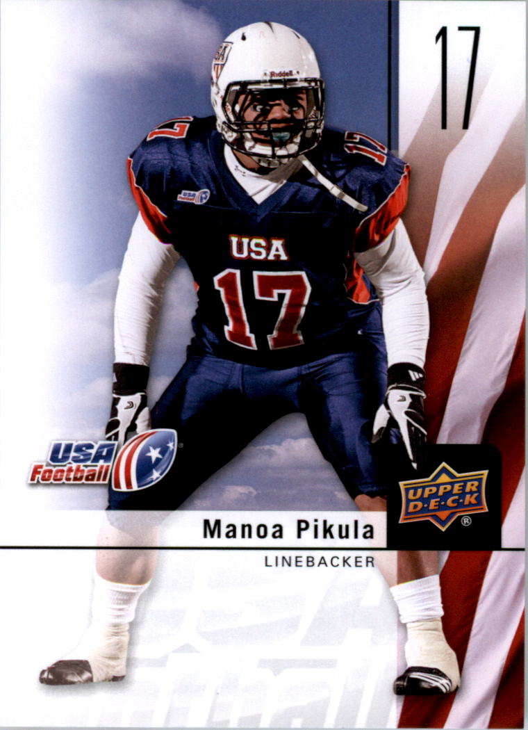 2011-12 Upper Deck USA Football #13 Manoa Pikula