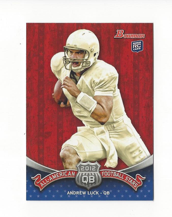 2012 Bowman All-Americans #BAAAL Andrew Luck