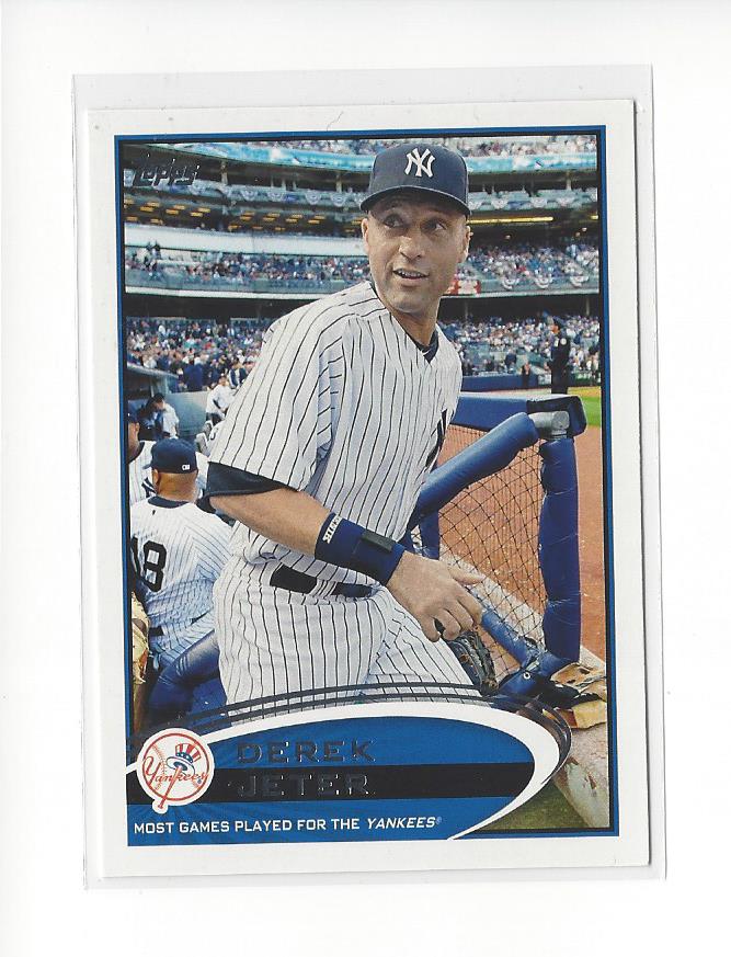 2012 Topps #641 Derek Jeter RB