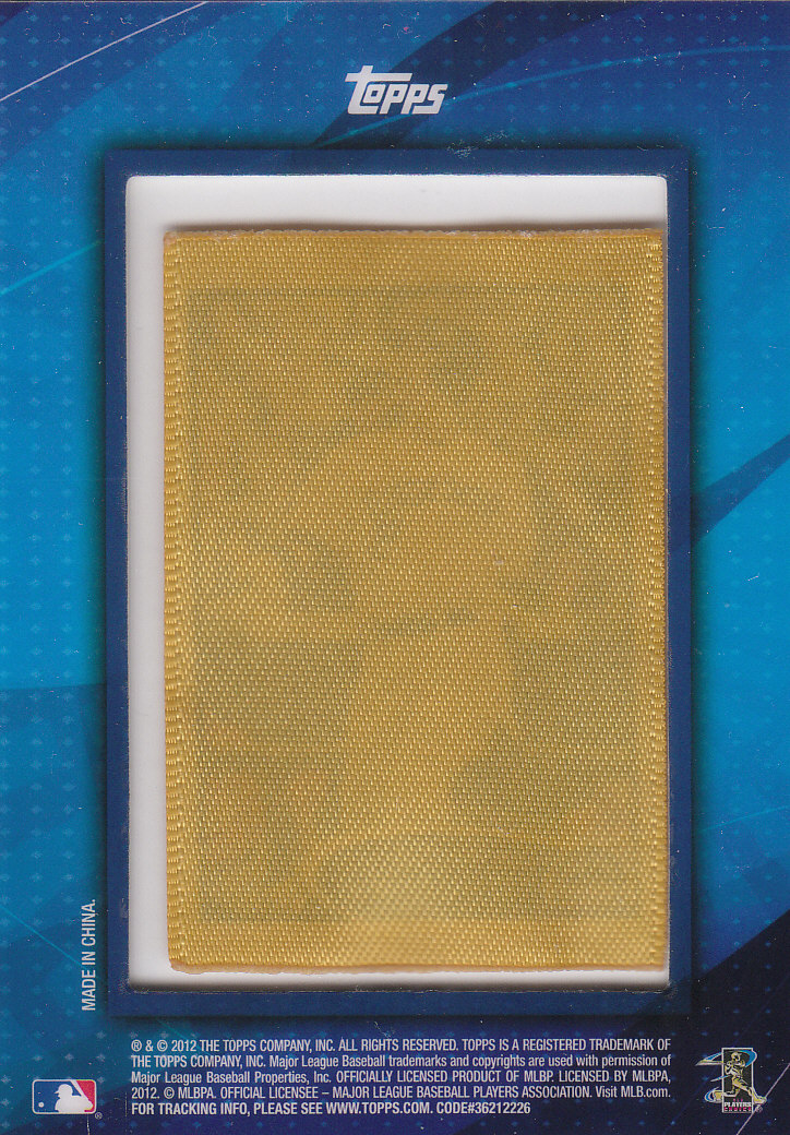 2012 Topps Silk Collection #SC195 Carlos Gonzalez back image