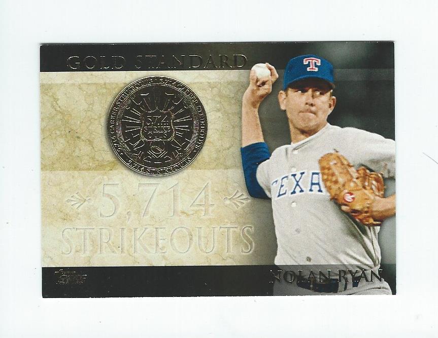 2012 Topps Gold Standard #GS40 Nolan Ryan