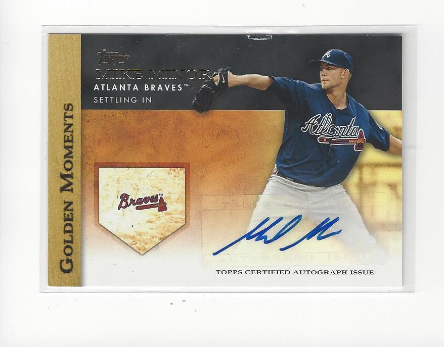 2012 Topps Golden Moments Autographs #MMI Mike Minor S2