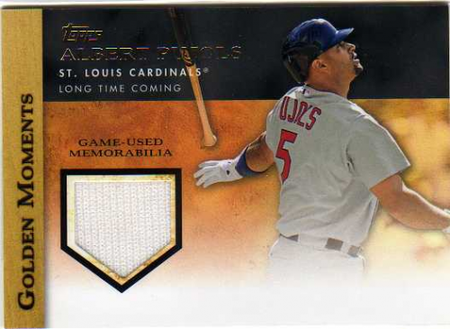 Albert Pujols Authentic Relics Jersey & Bat 1 of 1