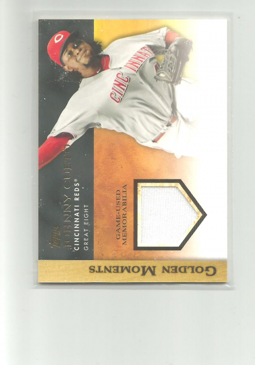 2012 Topps Golden Moments Relics #JC Johnny Cueto S2