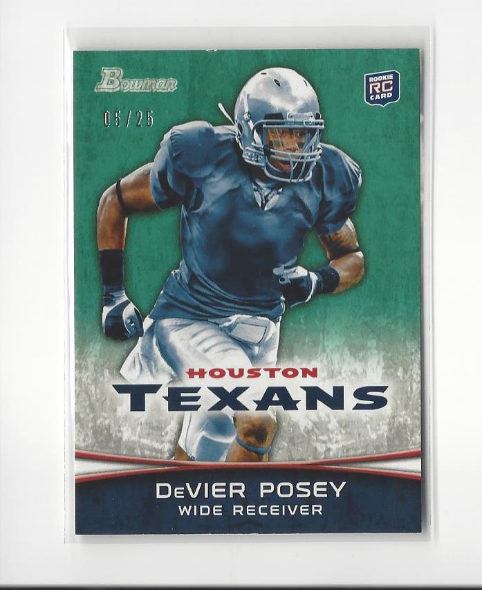 2012 Bowman Green #181 DeVier Posey