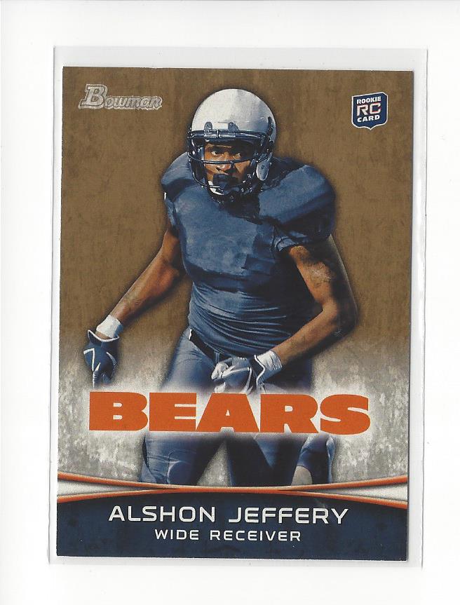 2012 Bowman Gold #137 Alshon Jeffery