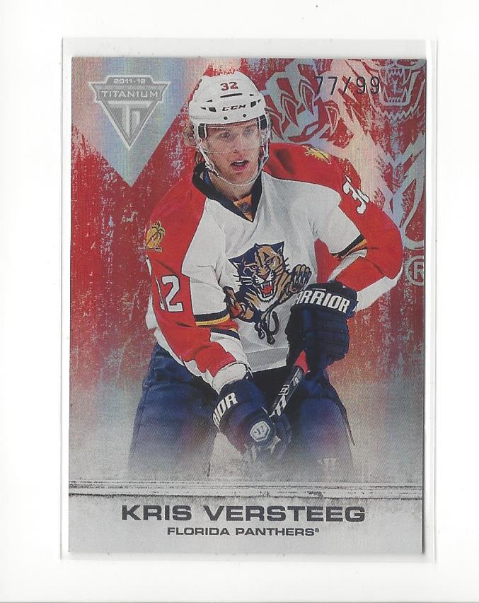 2011-12 Panini Titanium Spectrum Ruby #47 Kris Versteeg