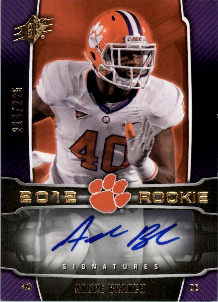 2012 SPx #122 Andre Branch AU