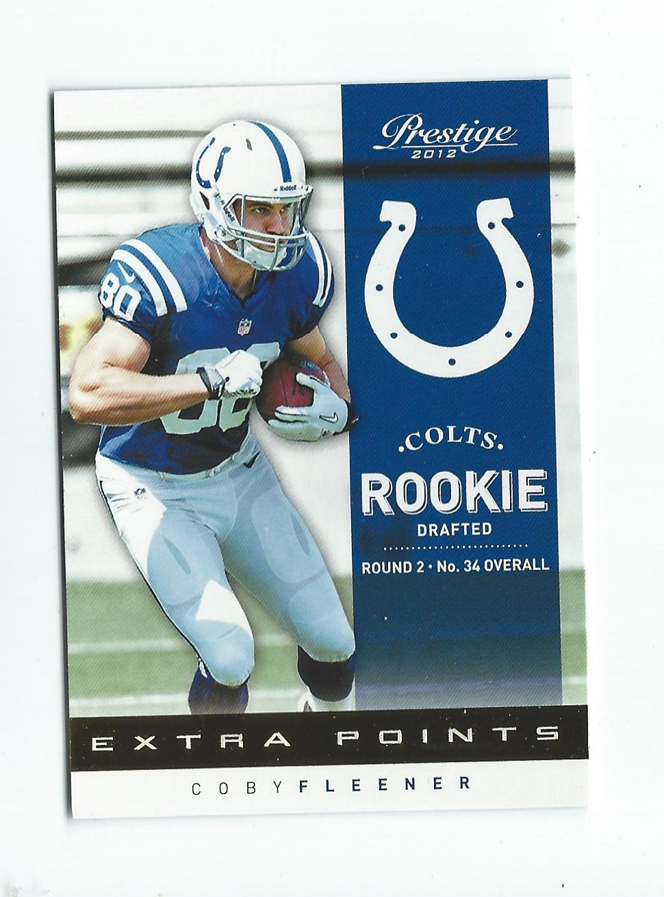 2012 Prestige Extra Points Gold #264 Coby Fleener