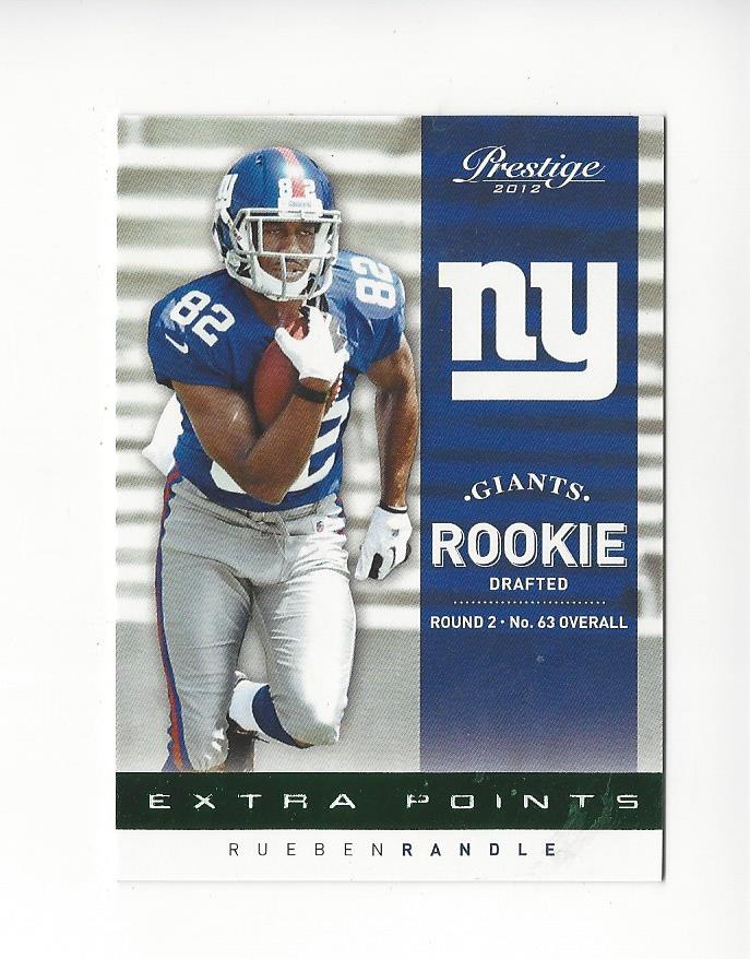 2012 Prestige Extra Points Green #275 Rueben Randle