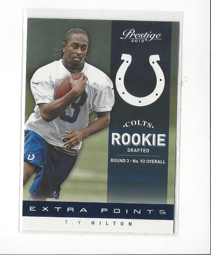 2012 Prestige Extra Points Blue #284 T.Y. Hilton