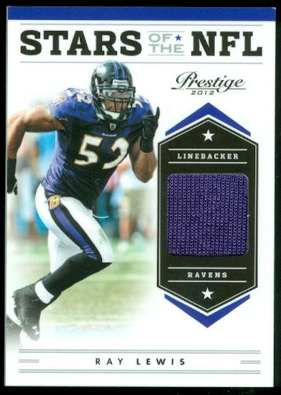 2012 Prestige Stars of the NFL Materials #3 Ray Lewis/249