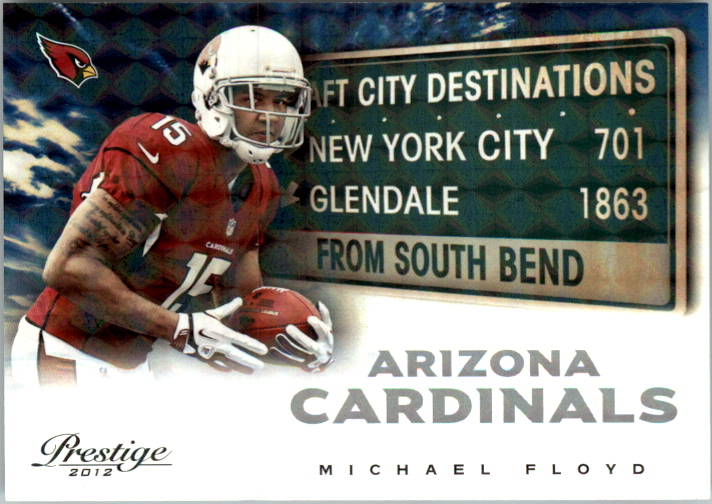 2012 Prestige Draft City Destination Holokote #8 Michael Floyd