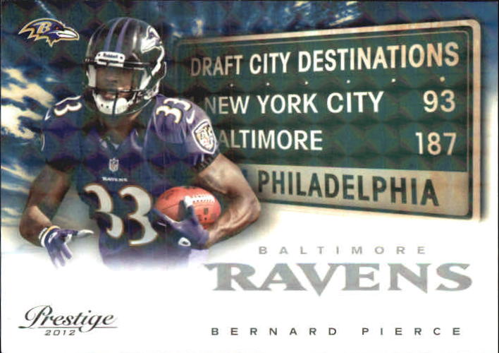 2012 Prestige Draft City Destination Holokote #13 Bernard Pierce