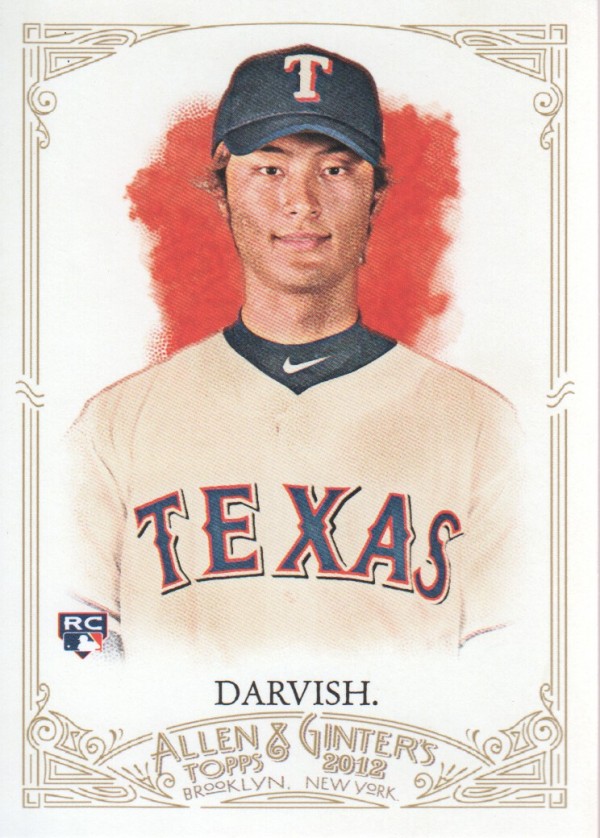 2012 Topps Allen and Ginter #4 Yu Darvish RC