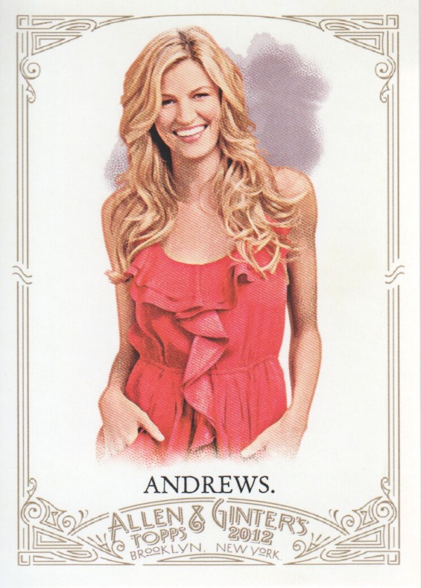 2012 Topps Allen and Ginter #75 Erin Andrews