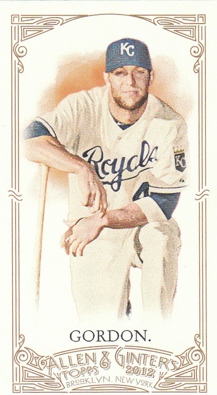 2012 Topps Allen and Ginter Mini A and G Back #34 Alex Gordon