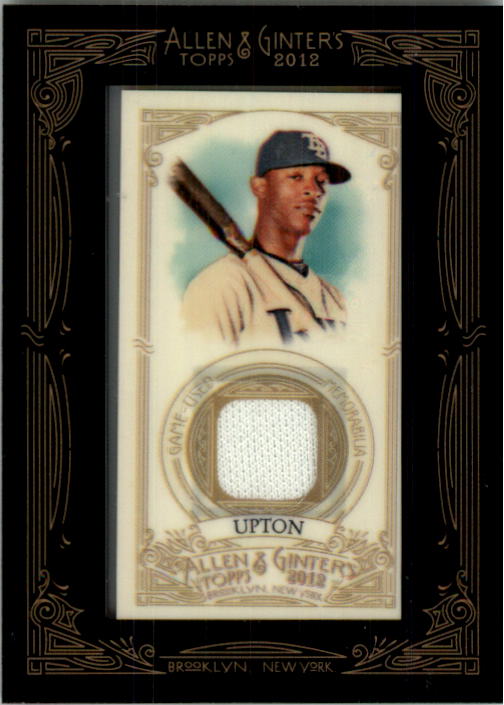 2012 Topps Allen and Ginter Relics #BU B.J. Upton