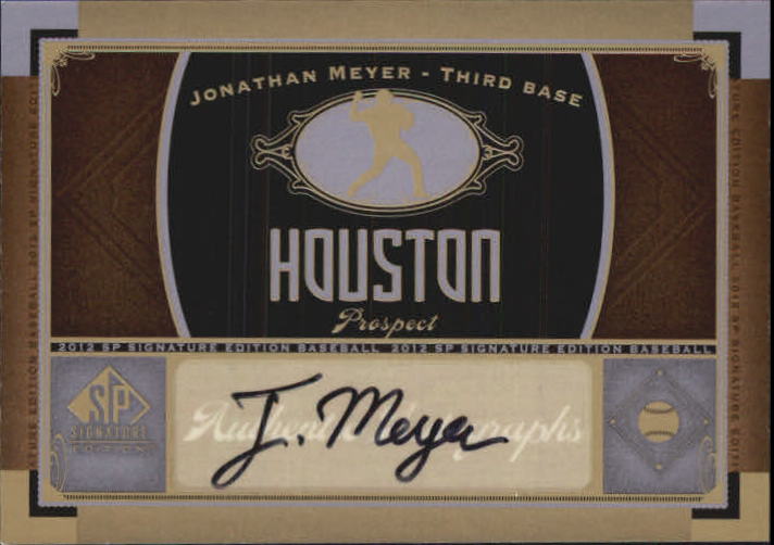 2012 SP Signature #HOU9 Jonathan Meyer F