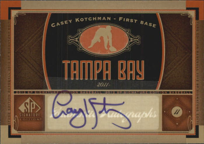 2012 SP Signature #TB4 Casey Kotchman D