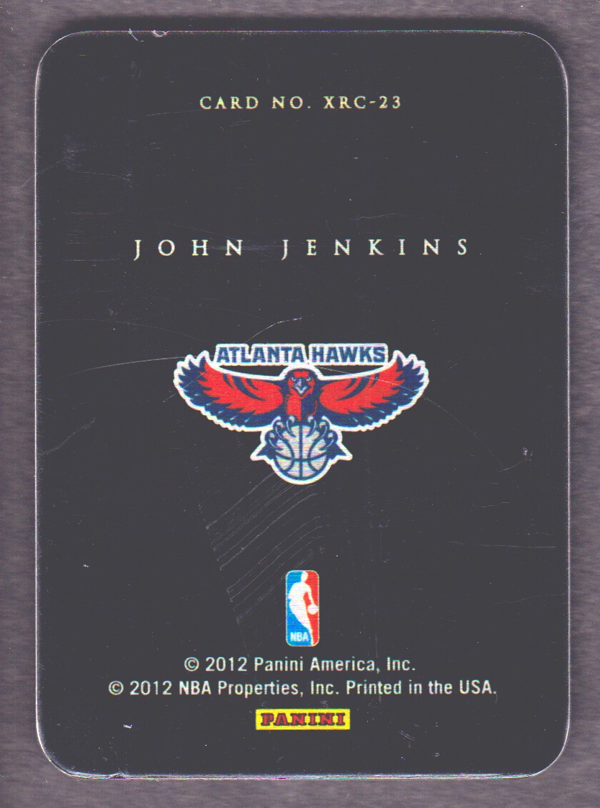 2011-12 Panini Gold Standard 2012 Draft Pick Redemptions #XRC23 John Jenkins back image