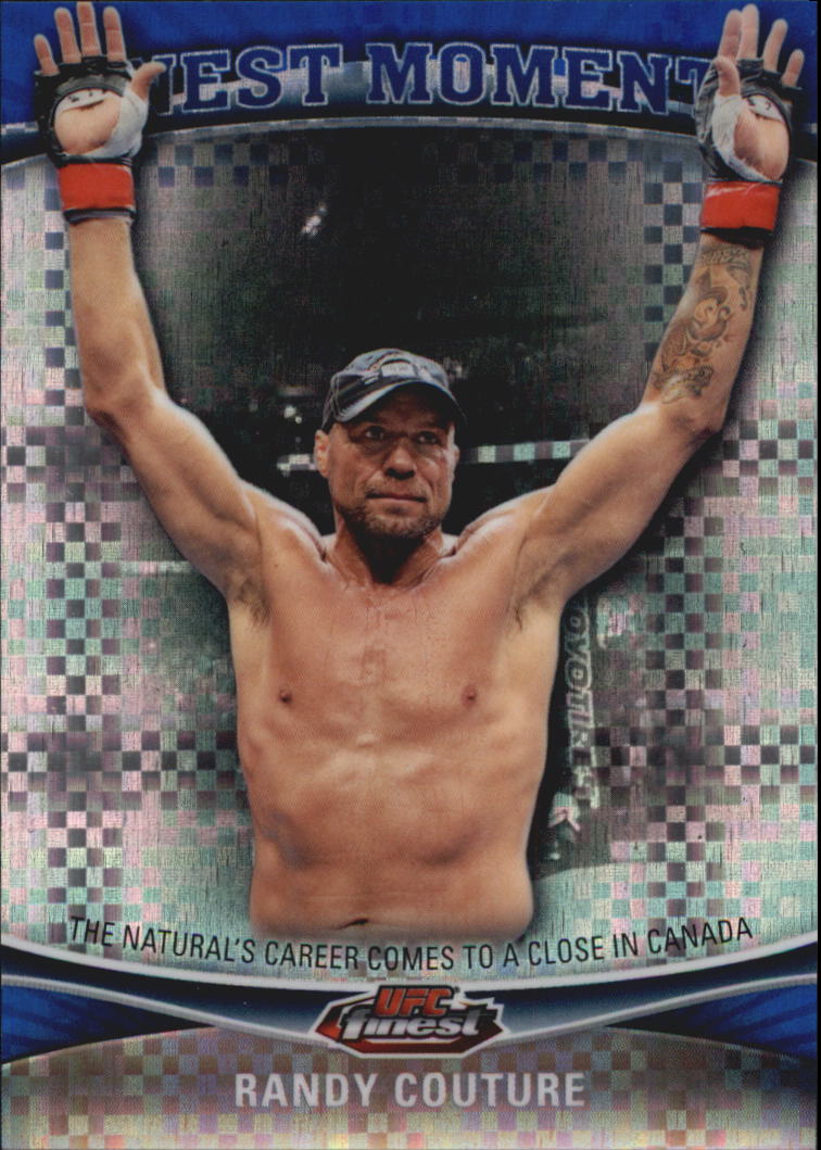 2012 Finest UFC Finest Moments X-Fractors #FMRC Randy Couture
