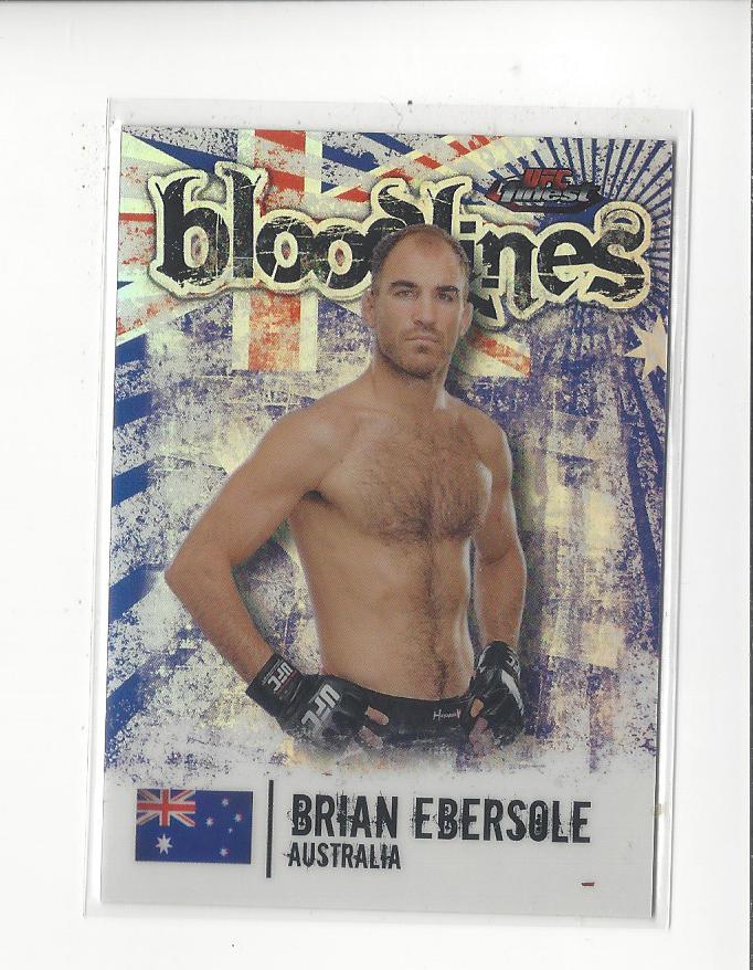 2012 Topps Finest UFC Bloodlines (Refractor) Insert Singles - You Choose - Picture 4 of 11