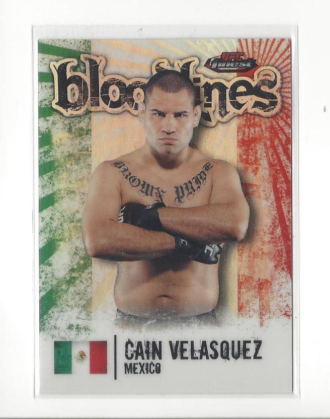 2012 Topps Finest UFC Bloodlines (Refractor) Insert Singles - You Choose - Picture 9 of 11